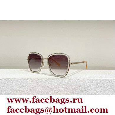 chanel Metal  &  Strass Square Sunglasses A71459 07 2022